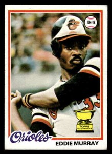 1978 TOPPS EDDIE MURRAY BALTIMORE ORIOLES EX X7087