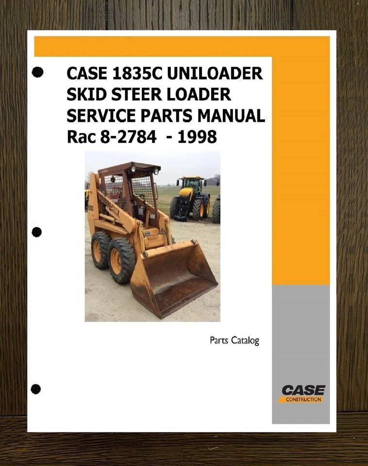 TRACTOR SERVICE Parts FITS CASE 1835C UNI LOADER SKID STEER Rac 8-2784 - 1998 - Image 1 of 4