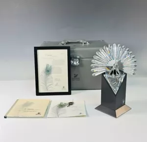 Swarovski Kristall 1998 Pfau Limited Edition + Nummerierte Figur 218123 - Bild 1 von 6