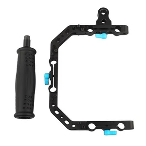 FOTGA DP3000 M1 Top Handle Grip + C-Shape Support Bracket Cage for 15mm Rod Rig - Foto 1 di 3
