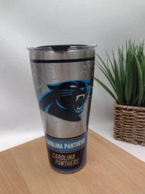 Vaso de acero inoxidable Tervis Edge 30 oz - NFL - Carolina Panthers Foto 1 de 4