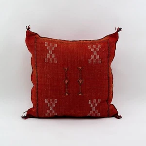 Moroccan Cactus Silk Pillow 18X18 , moroccan throw pillows ، silk pillow cover - Picture 1 of 11