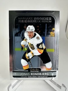 2021-22 O-Pee-Chee OPC Platinum Base Marquee Rookies #283 Jonas Rondbjerg - Picture 1 of 2