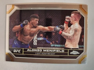 2024 Topps Chrome UFC - #168 ALONZO MENIFIELD - Image 1 of 2