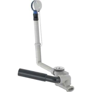 GE Scarico per vasca da bagno con tappo valvola d52, con kit prefabbricato, DN40/50, chrg - Foto 1 di 5