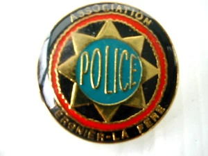 * PIN'S PIN POLICE ASSOCIATION TEGNIER LA FERE - Foto 1 di 1