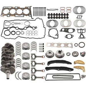 Engine Piston Gaskets w/ Crankshaft Rods Timing Kit For Hyundai Kia 2.4L G4KJ - Bild 1 von 18