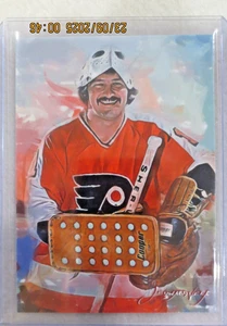 Bernie Parent #3 Art Card Limited 36/50 Edward Vela Signed (Philadelphia Flyers) - Bild 1 von 2