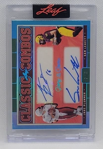 2025 Leaf Classic Combos Jake Plummer Sam Leavitt Auto #ed 3/3 - Bild 1 von 2