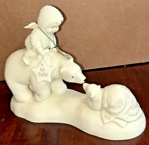 Department 56 Snowbabies “Welcome To The World Little One” Figurine #56.69370 - Picture 1 of 15