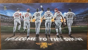 2019 MLB Extra Innings DirectTV Poster Trout Yelich Verlander Man Cave Banner - Picture 1 of 9