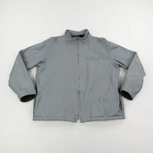 APC Jacket Mens Medium Gray Full Zip Fleece Lined Chore Coat Made in France ^ - Picture 1 of 11