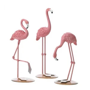 HOME DECOR TABLETOP FLAMINGO TRIO - Picture 1 of 1