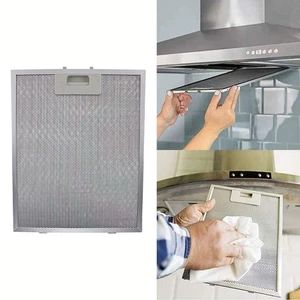 Enhanced Filtration Capacity with Metal Mesh Hood Filter Silver 300 x 252x 9mm - Picture 1 of 12