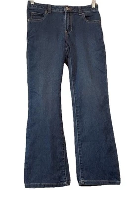 Flare Jeans 24 1/2” Inseam Girls Size 10 Faded Glory Medium Wash E250 - Image 1 of 4