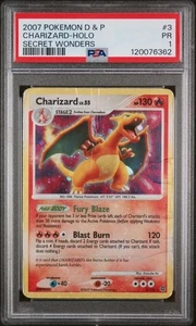 Charizard 3/132 PSA 1 PR - Holo Rare - Secret Wonders *HOLO BLEED* - Picture 1 of 2