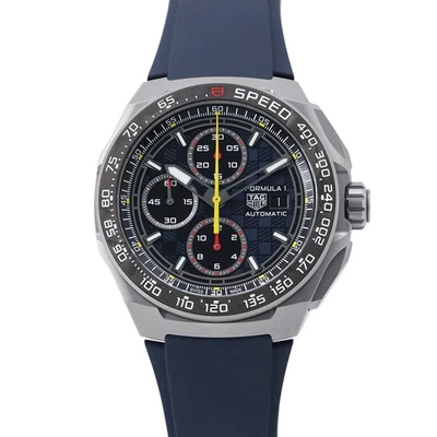 TAG HEUER Formula 1 Chronograph x Oracle Red Bull Racing 44mm TI/Rubber Blue... - Image 1 of 4