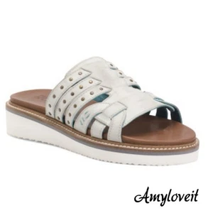 Sandalias Bed Stu Roan de cuero de pino talla 10 nuevas - Imagen 1 de 5