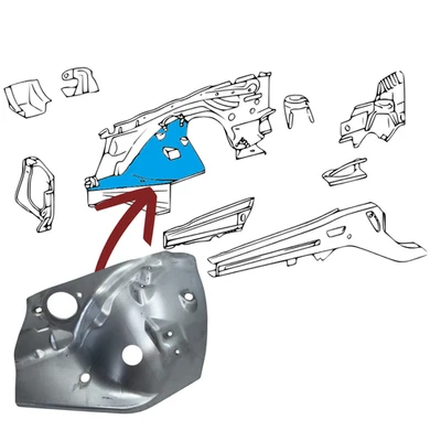 Mercedes E-Class W124 inner fender wheel arch inner front right fender inner - Image 1 of 4