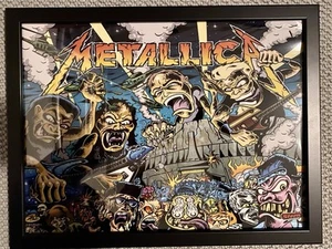 Metallica Premium Stern Pinball Flipper Bild Backglass Translite Motiv - Bild 1 von 1