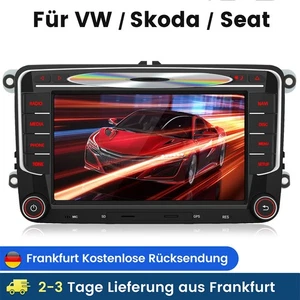 CD DVD WINCE BT USB Radio Carplay GPS Navi Für VW Golf 5 6 Polo T5 Touran Passat - Bild 1 von 11