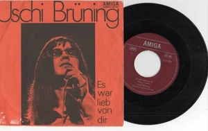 Uschi brüning - Es war lieb von dir/Die Angst in der Nacht, 7" Single Amiga - Picture 1 of 1