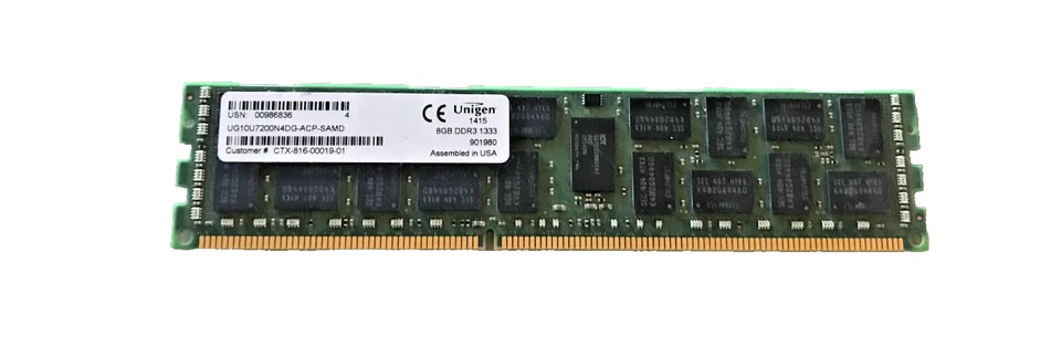 UNIGEN 8GB DDR3 1333 SERVER MEMORY - Image 1 of 1