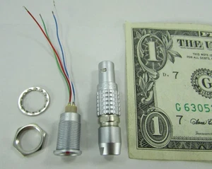 Lemo 4-Pin Male Plug/Female Socket Connectors FGG.0B.304.CLAD21 & EGG.0B.304.CLL - Picture 1 of 24