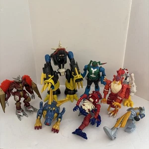 bandai digimon actionfiguren 8 Stück von 2000 Vintage einige Beine fehlen - Bild 1 von 24