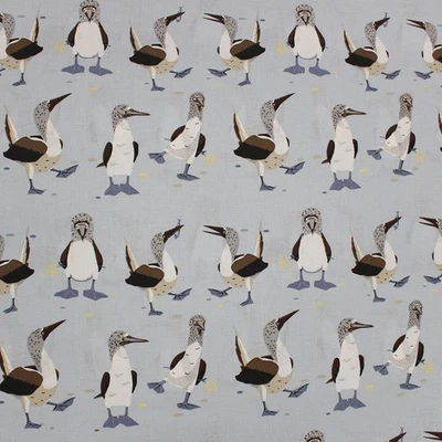 Möwen grau 100% Baumwollstoff 0,5m Stoff Kinderstoff Meterware Nähen BB029 - Bild 1 von 4