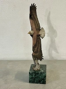Legends K. Cantrell Weißkopfseeadler Bronzeskulptur AQUILA LIBRE #626/2500 Vintage 1990 - Bild 1 von 12