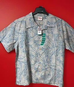 Barefoot In Paradise Hawaiihemd Rolling Waves Baumwolle Herren Gr. L - Bild 1 von 5