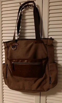 Josh Groban Bridges Tour VIP Bag, Canvas & Leather, Good Condition, Field & Co - Image 1 of 4