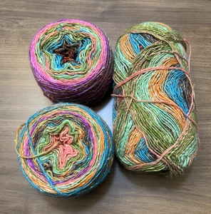 Noro Kureyon Sockengarn KEINE ETIKETTEN 8,5 Unzen GESAMT Wolle Nylon - Bild 1 von 12