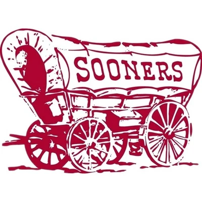 Oklahoma Sooners Sticker NCAA Football Die Cut Laminated - Image 1 of 2