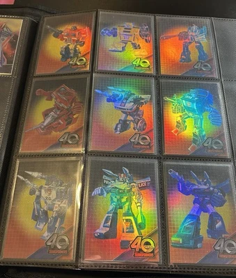 2024 Dynamite Premium Transformers 40Th Anniversary 247 Card MASTER SET 3x Base+ - Image 1 of 4