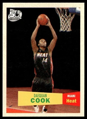 2007-08 Topps 1957-58 Variations Daequan Cook Rookie Miami Heat #131 - Image 1 of 2