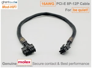 β‘οΈ16AWG PCI-E GPU 8P Cable for be quiet! Dark Power 13 Pro 1600W...π70cm/27inch - Picture 1 of 6