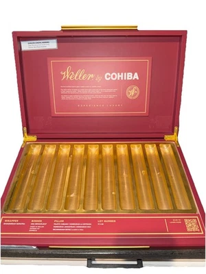Caja de cigarros vacía Cohiba Weller edición limitada 2025 Foto 1 de 4