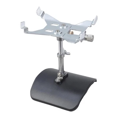 Silver Guitar Clamp with Black Stabilizing Base Secure Nonslip Design Ergonomic - image 1 of 4