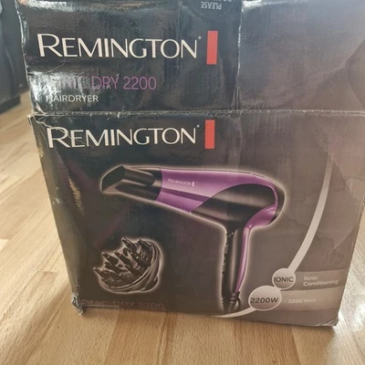 Remington Hair Dryer Ionic Powerful, Fast Professional Styling, Diffuser - Image 1 of 3