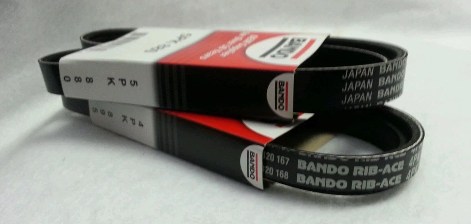 Correa de transmisión Honda Odyssey Bando Serpentine 1999-2001 (juego de 2) 6PK1190 + 4PK1115 Foto 1 de 1