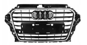 Audi A3 8V S LINE 2012 - 2016 Front Bumper Chrome Black Gloss Grill 8V3853651 - Picture 1 of 7