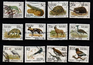 South Africa QE2 1993 "Endangered Fauna" part set of 12 to R10 sg805/20 used - Picture 1 of 1