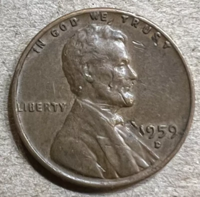 1959 D Lincoln Memorial One Cent  Date With Extra Digit Multiple Errors RARE!!! - Image 1 of 4