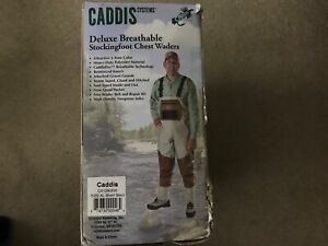 Caddis Deluxe Breathable stockingfoot chest waders (size xl STOUT )