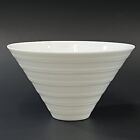 Bernardaud Limoges France FUSION WHITE Porcelain Rice Bowl TINY CHIP 5.75"