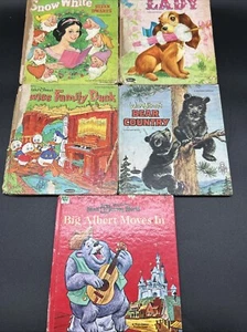 Lote de libros vintage de Disney Whitman Tell-A-Tale Big Albert Bear Country Lady - Imagen 1 de 24