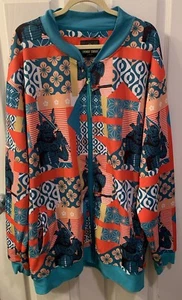 Sacred Crown Samurai Jacket Mens 4X Full Zip Pockets Rare! - Picture 1 of 4