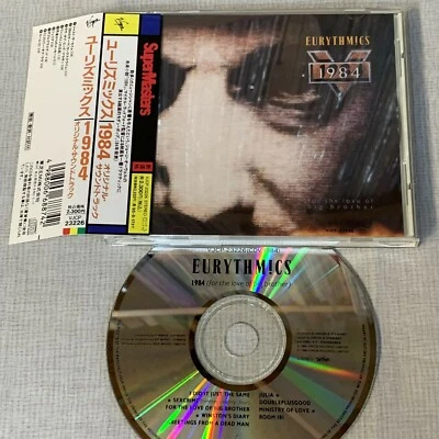 EURYTHMICS 1984 Soundtrack JAPAN CD VJCP-23226 w/OBI 1993 SuperMasters reissue Foto 1 de 4